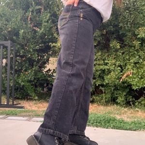 Vtg. Black baggy high waisted boyfriend jeans